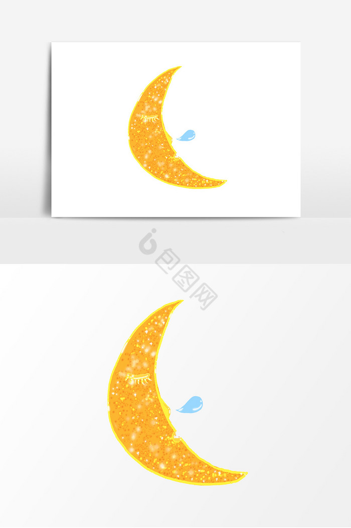 月球日睡觉的月亮图片