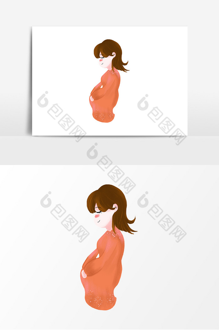 世界人口日孕妇侧面图片图片