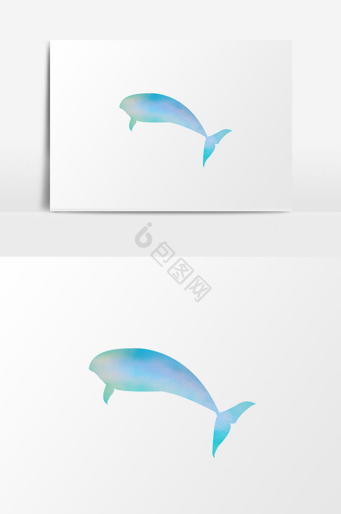 海洋生物海豚跳跃图片