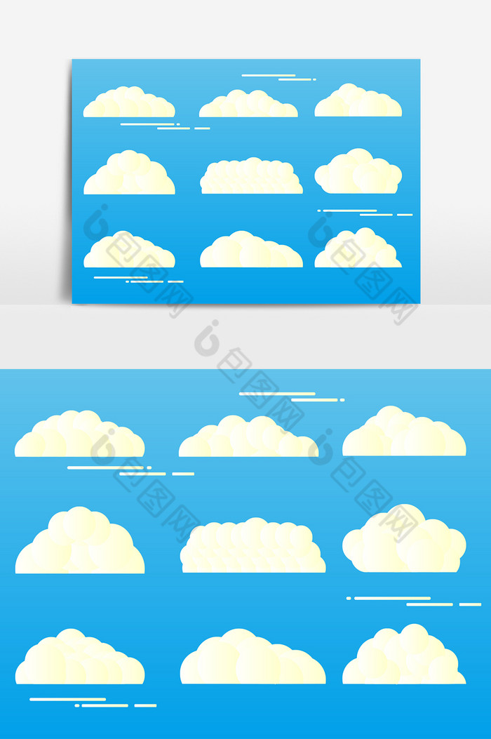 云朵云云朵集合效果图片图片