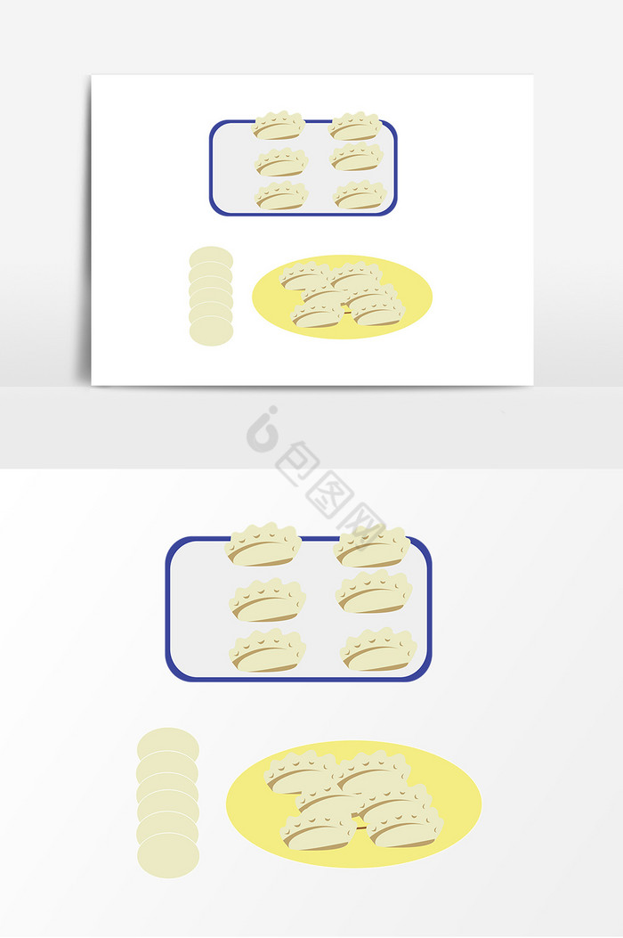 饺子多个饺子图片