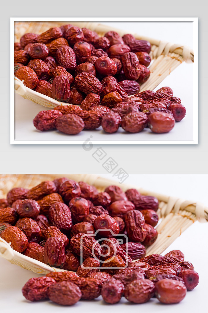 一堆大红枣女性补血食品图片