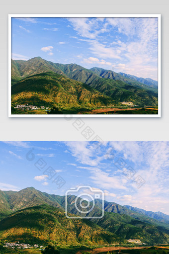 香格里拉哈巴雪山顶峰观景摄影图片
