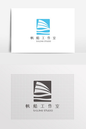 帆船工作室商务LOGO