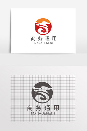 古典中式LOGO龙