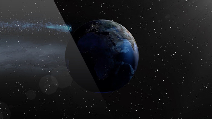 炫酷大气星空地球宇宙展示背景视频素材