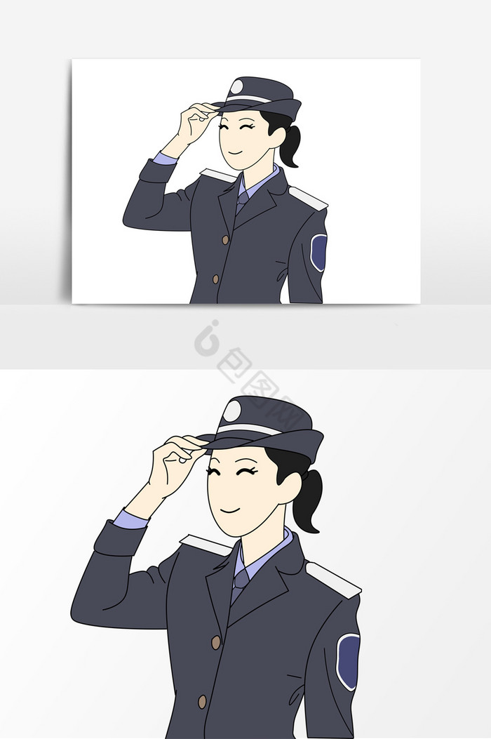 警察形象图片