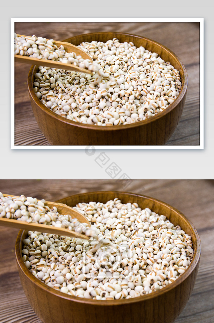 木碗里的薏米农作物食物餐饮原料图片图片