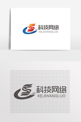 字母S 科技网路logo