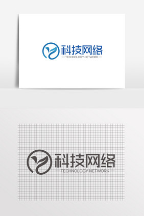 网络科技环保创意LOGO标志