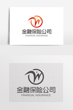 大气科技创意字母W标志LOGO