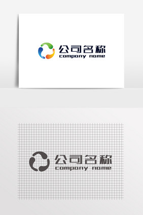 圆形环保彩色公司LOGO