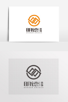 装饰 广告公司 大气简约LOGO