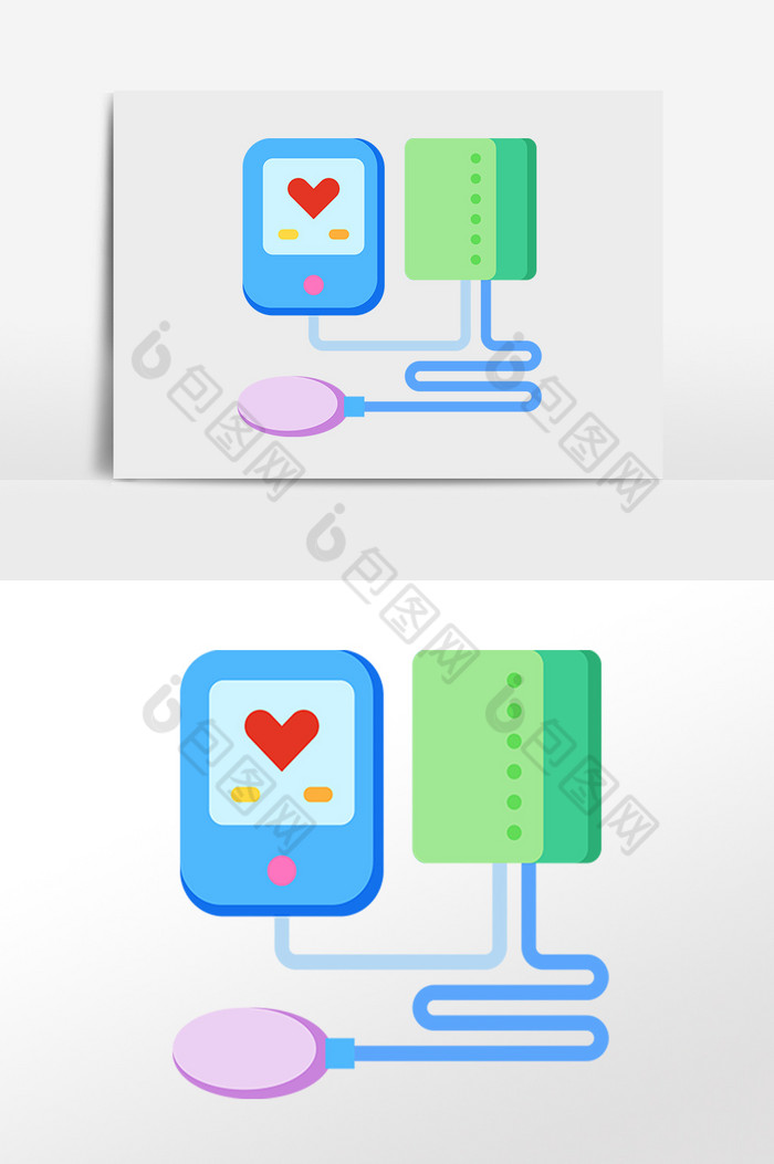 医疗医学设备血压仪插画图片图片