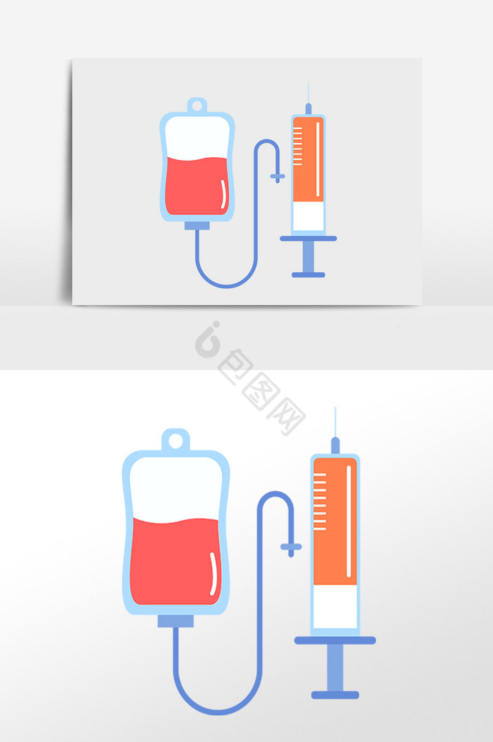 医疗医学设备输液液体插画图片