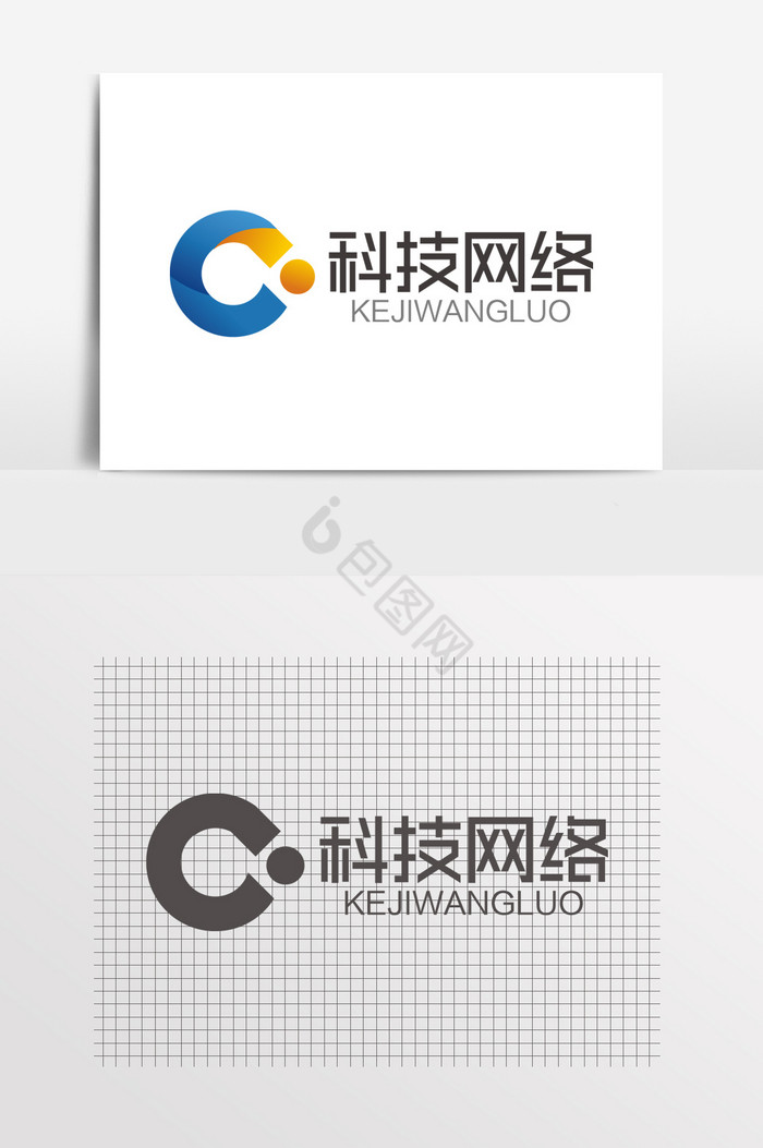 科技网络字母C保险公司LOGO图片