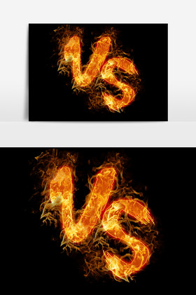 vs火焰艺术字字体