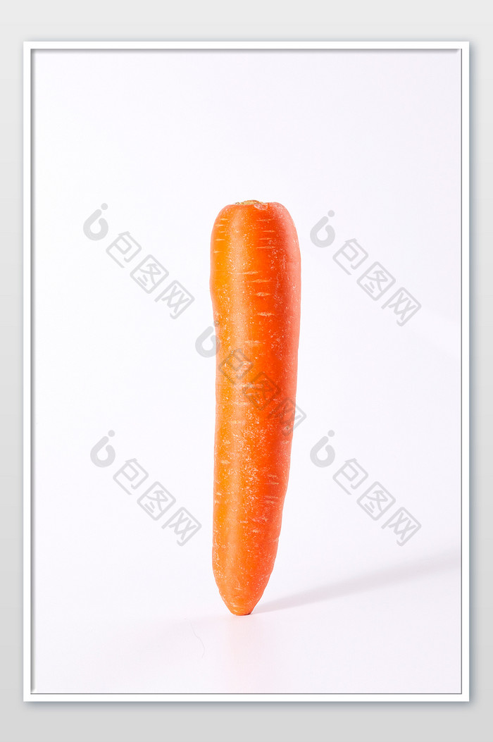 红色胡萝卜蔬菜配菜白底美食摄影图片