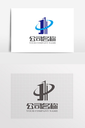 简约大气科技建筑房地产LOGO