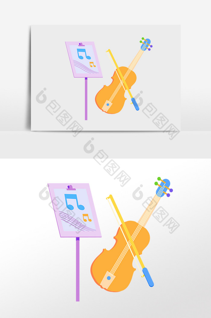 教育学习用品大提琴插画图片图片
