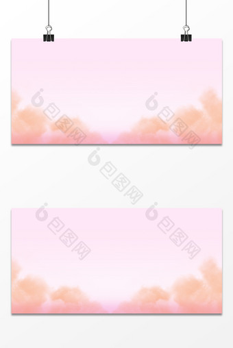 粉色烟雾渲染清新电商活动宣传背景图片