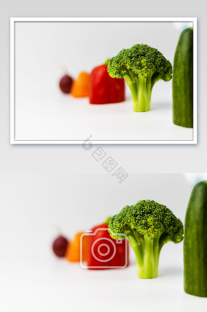 站立的蔬菜摄影图片