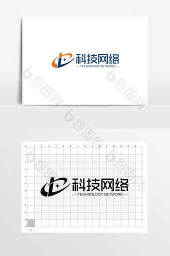 网络科技LOGO标志标识图片