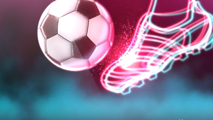 大气震撼足球题材背景视频素材