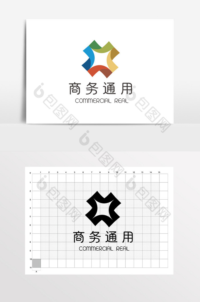 彩色商务标志大气LOGO