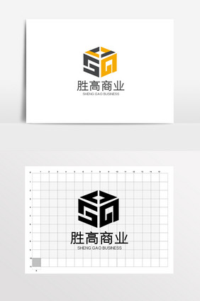 教育商务理财投资立体LOGO标志