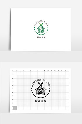 企业VI设计年轮logo标志设计