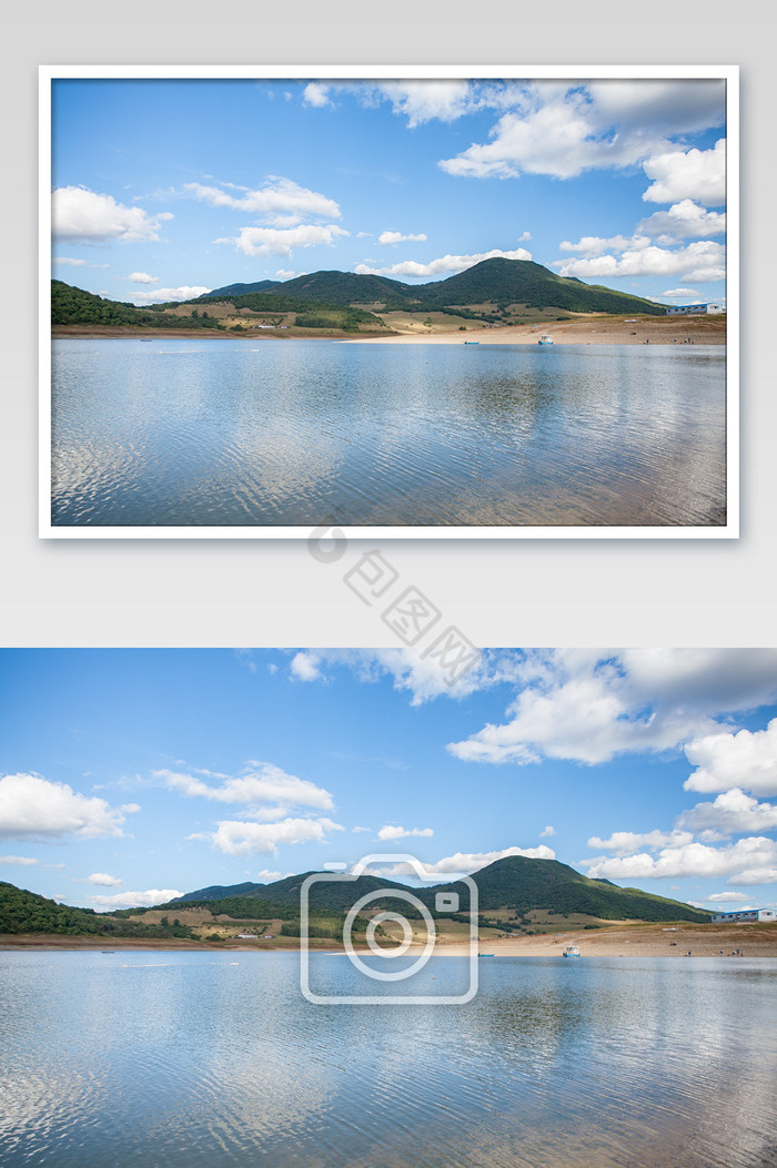 湖光山色自然风光图片