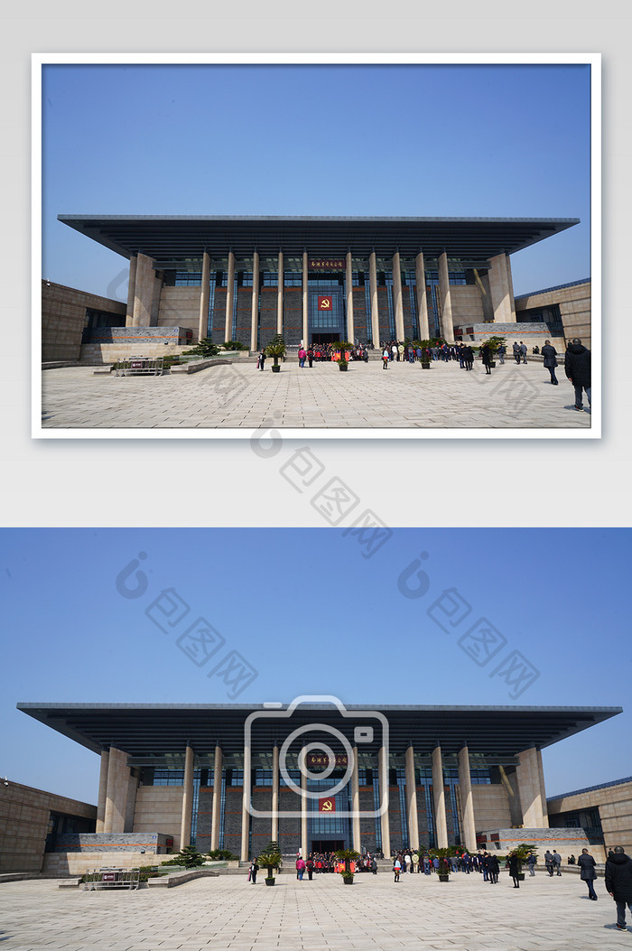 嘉兴南湖革命纪念馆红色基地摄影图片