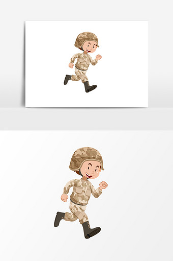 迷彩服军装军人设计元素图片下载