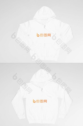 白色长袖衣服样机图片