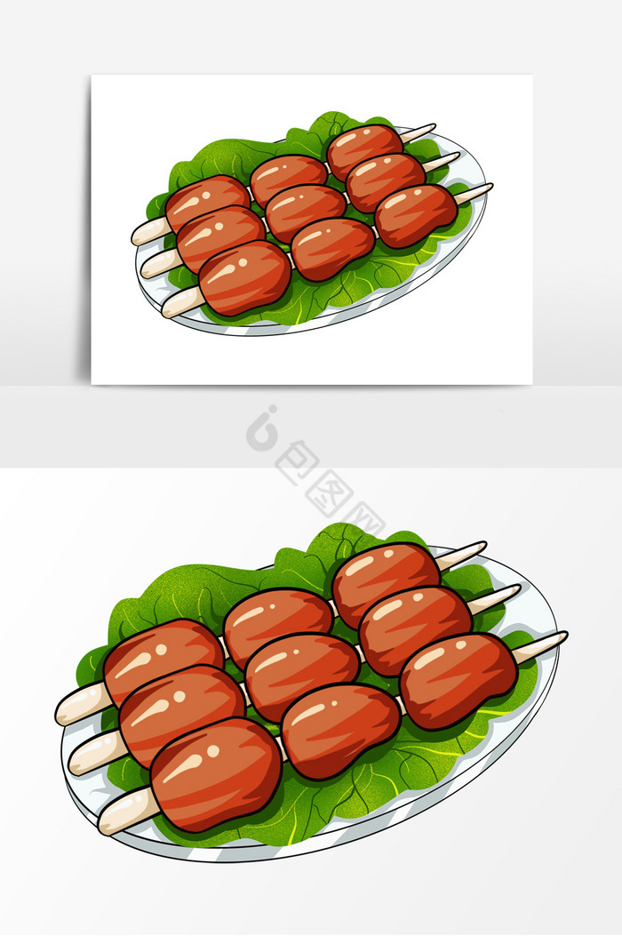 烧烤肉串图片