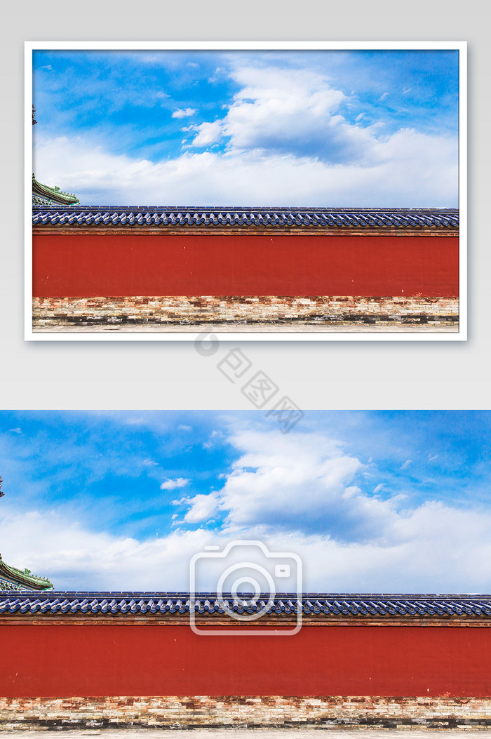 北京的紫禁城内景宫殿摄影图片