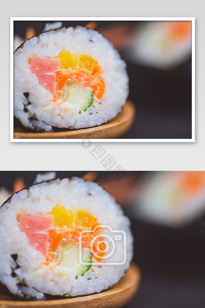 紫菜包饭美食寿司卷图片