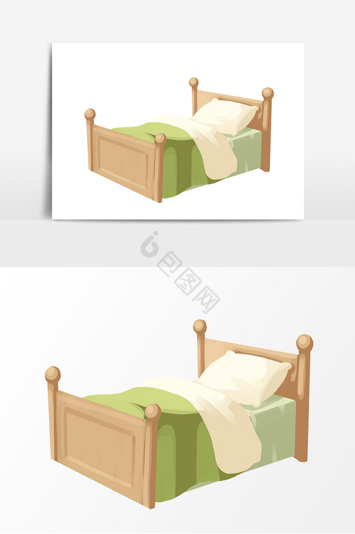 家具木床图片