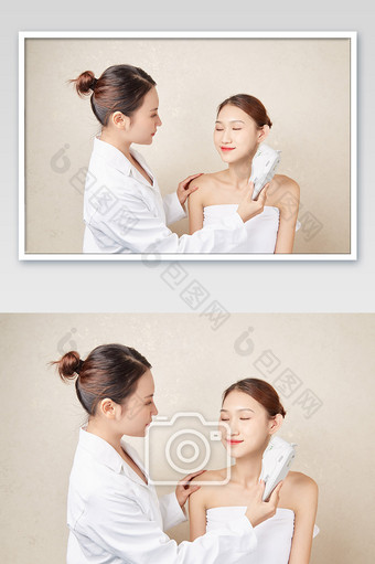 美容护肤保养改善肌肤SPA宣传照图片
