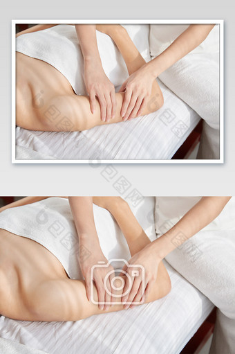 按摩养生保健推拿刮痧捏手臂spa放松