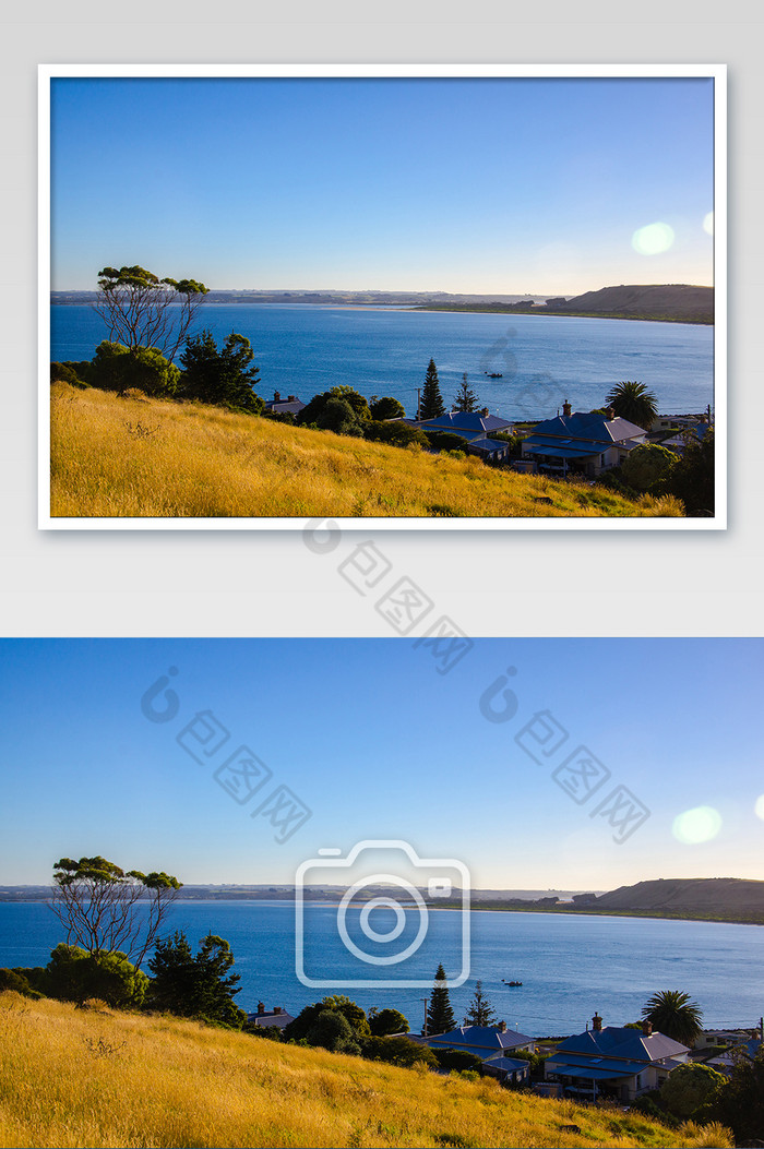 澳洲塔斯马尼亚之秋海边风光摄影图片图片