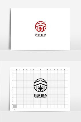 创意谷米企业标志logo设计