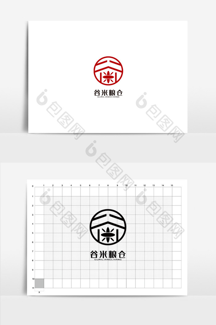 创意谷米企业标志logo设计