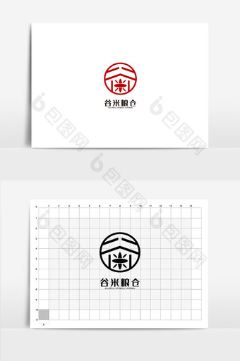 创意谷米企业标志logo设计图片