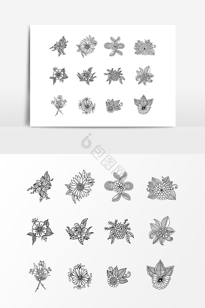 花卉植物装饰图片