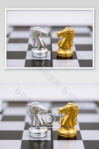 国际象棋骑士对决图片