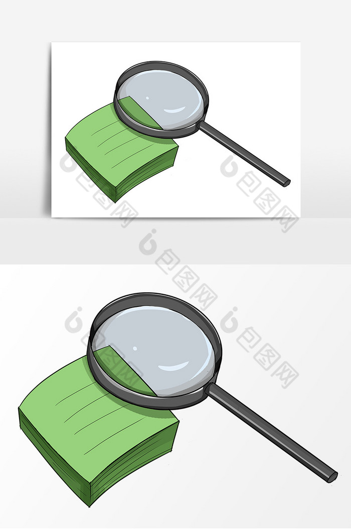 放大镜形象图片图片