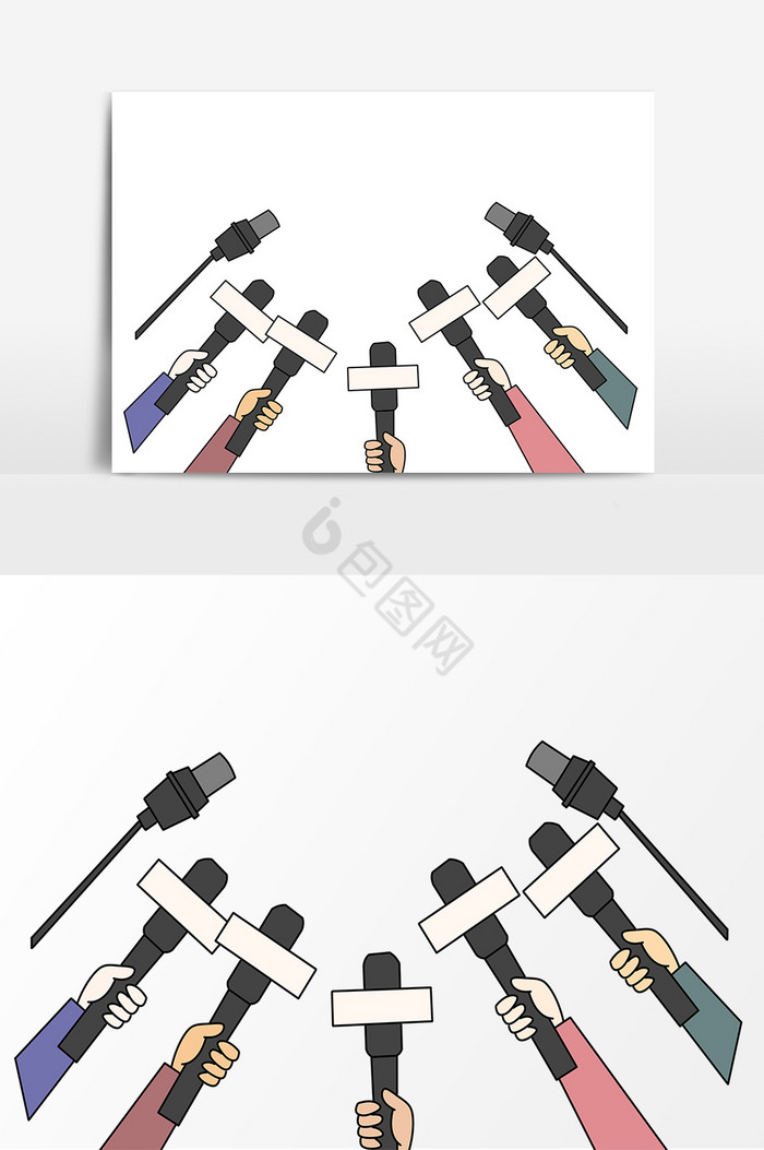 话筒卡通图片-话筒卡通素材免费下载-包图网