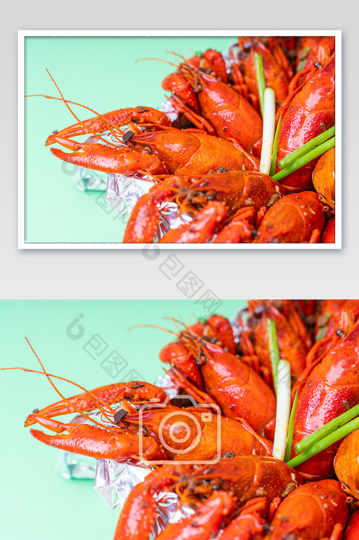 麻辣小龙虾夜宵美食麻辣红色美味高清图图片图片